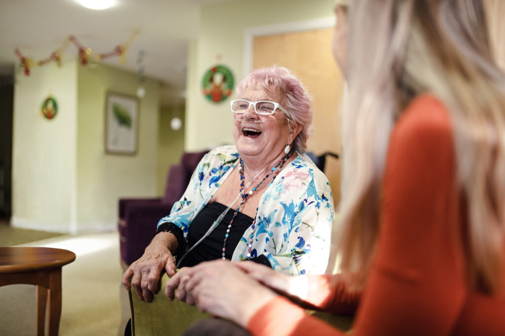 Senior Woman Laughing